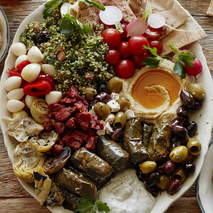 Mezze spread gallery photo - The Pyramids Food Truck